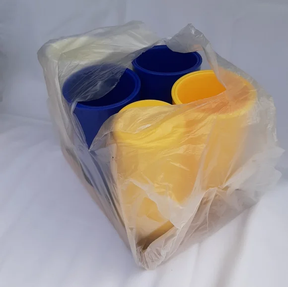 Tupperware Double Tumbler Set 12oz and 18oz Cups  12 Tumblers Total  NWOT - Picture 16 of 16